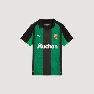 RC Lens – Maillot Extérieur 2025/26 – Noir & Vert - avant