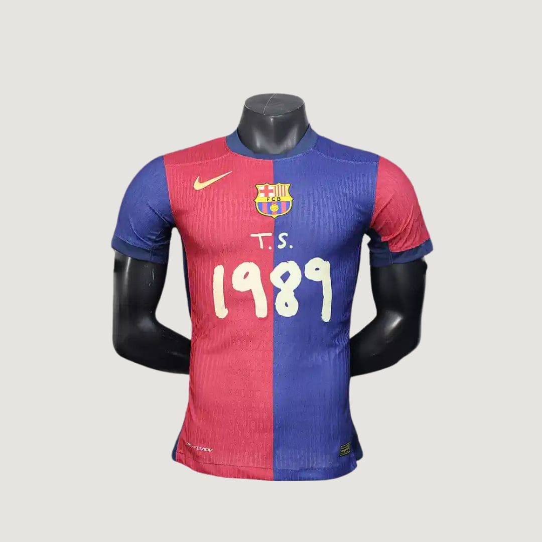 FC Barcelone – Maillot Spécial 2025/26 “1989 Edition” – Bleu & Rouge grenat ( Player ) - avant