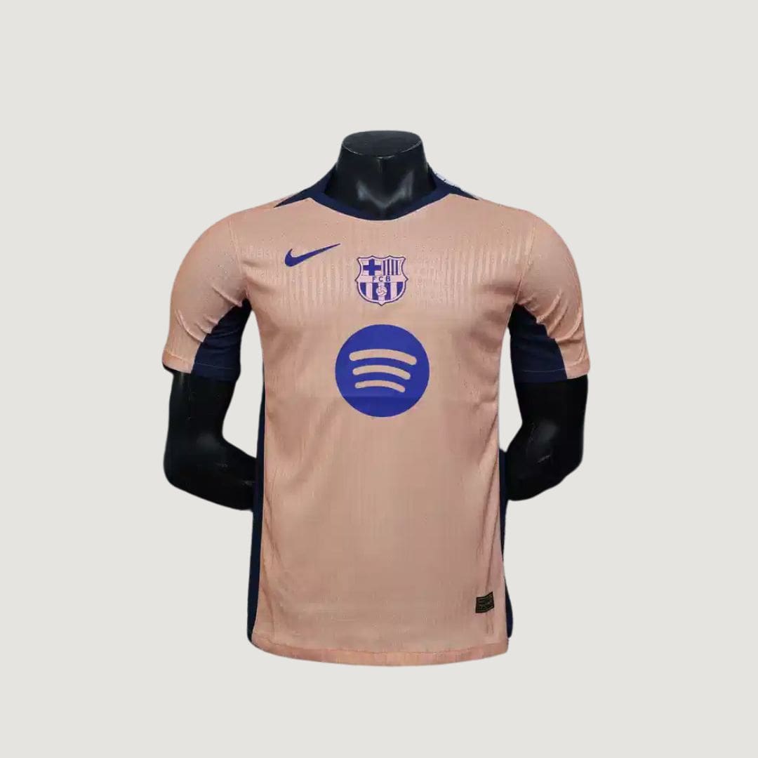 FC Barcelone – Maillot Spécial 25/26 – Rose Poudré & Bleu Marine ( Player ) - avant