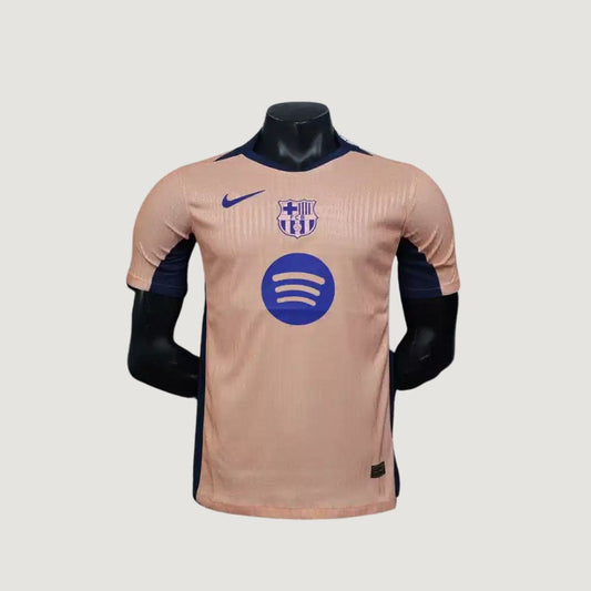 FC Barcelone – Maillot Spécial 25/26 – Rose Poudré & Bleu Marine ( Player ) - avant