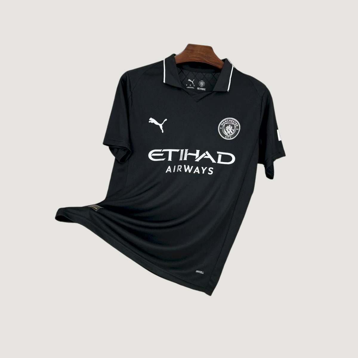 Manchester City – Maillot Fourth 2025/26 – Noir & Blanc ( Player ) - avant