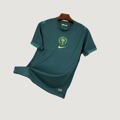 Nigeria – Maillot Extérieur 2025/26 – Bleu Pétrole, Vert Fluo - avant