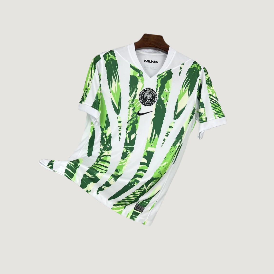 Nigeria – Maillot Domicile 2025/26 – Blanc, Vert - avant
