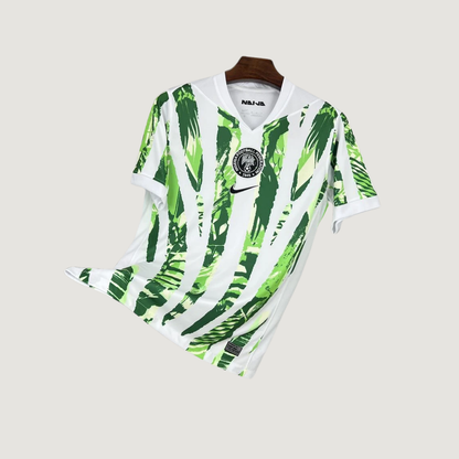Nigeria – Maillot Domicile 2025/26 – Blanc, Vert - avant