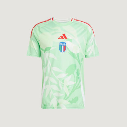 Italie – Maillot Extérieur 2025/26 (Équipe Féminine) – Vert Clair, Blanc & Rouge - avant