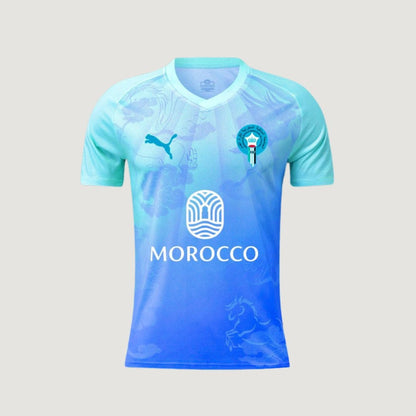 Maroc – Maillot Concept 2025 – Bleu & Cyan - avant