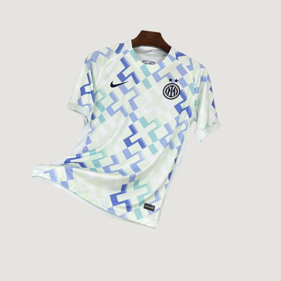 Inter Milan – Maillot Extérieur 2025/26 – Blanc, Bleu - avant