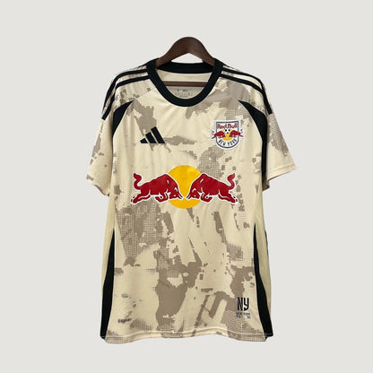 New York Red Bulls – Maillot Extérieur 2025/2026 – Beige - avant