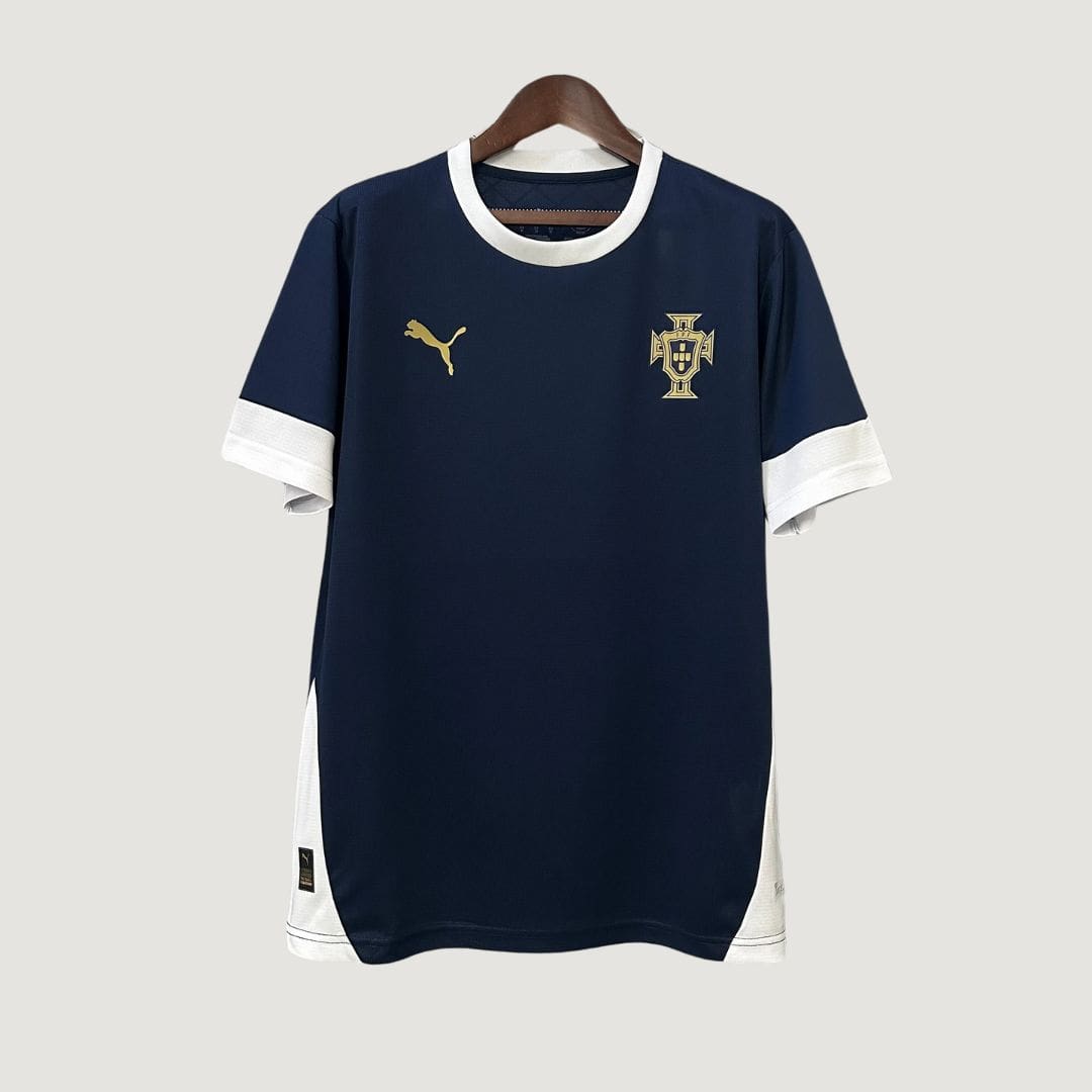 Portugal – Maillot d’Entraînement 25/26 – Bleu Marine & Blanc - avant