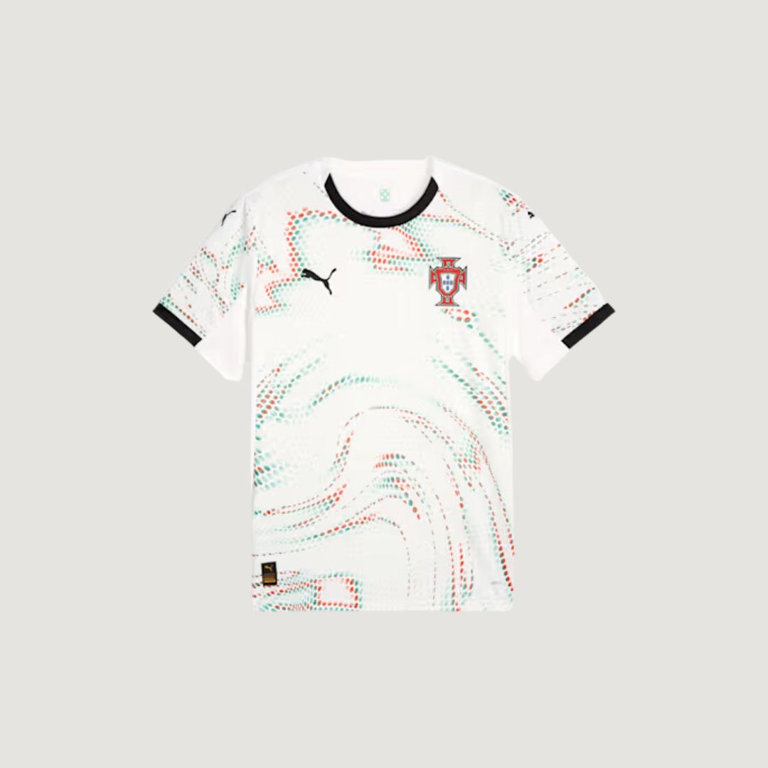 Portugal - Maillot Extérieur 2025 - Blanc,Vert et Noir - avant