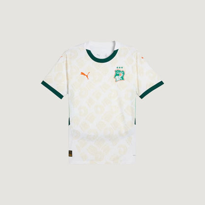 Côte d’Ivoire - Maillot Extérieur 24/25 - Blanc, Vert - avant