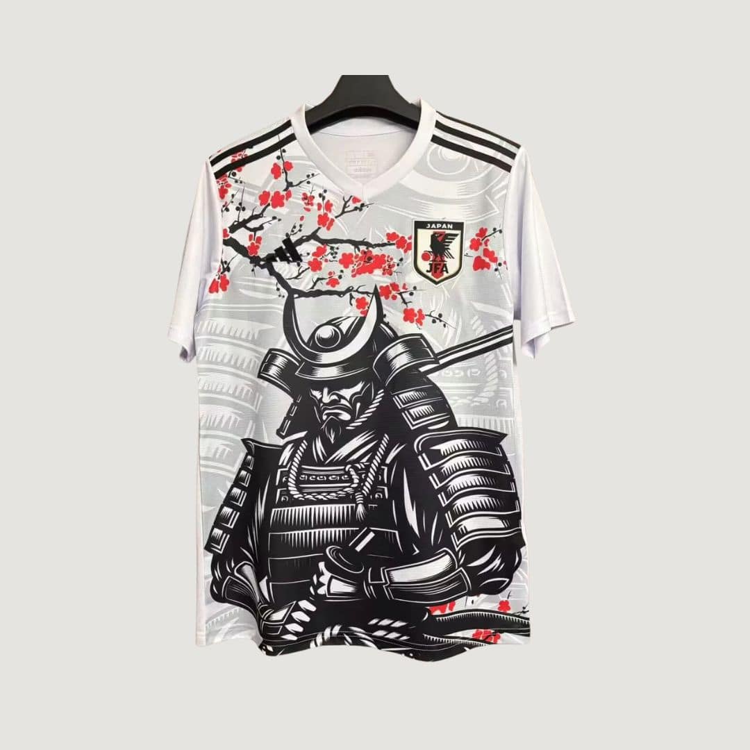 Japon - Maillot Concept - Samouraï Blanc, Noir - avant
