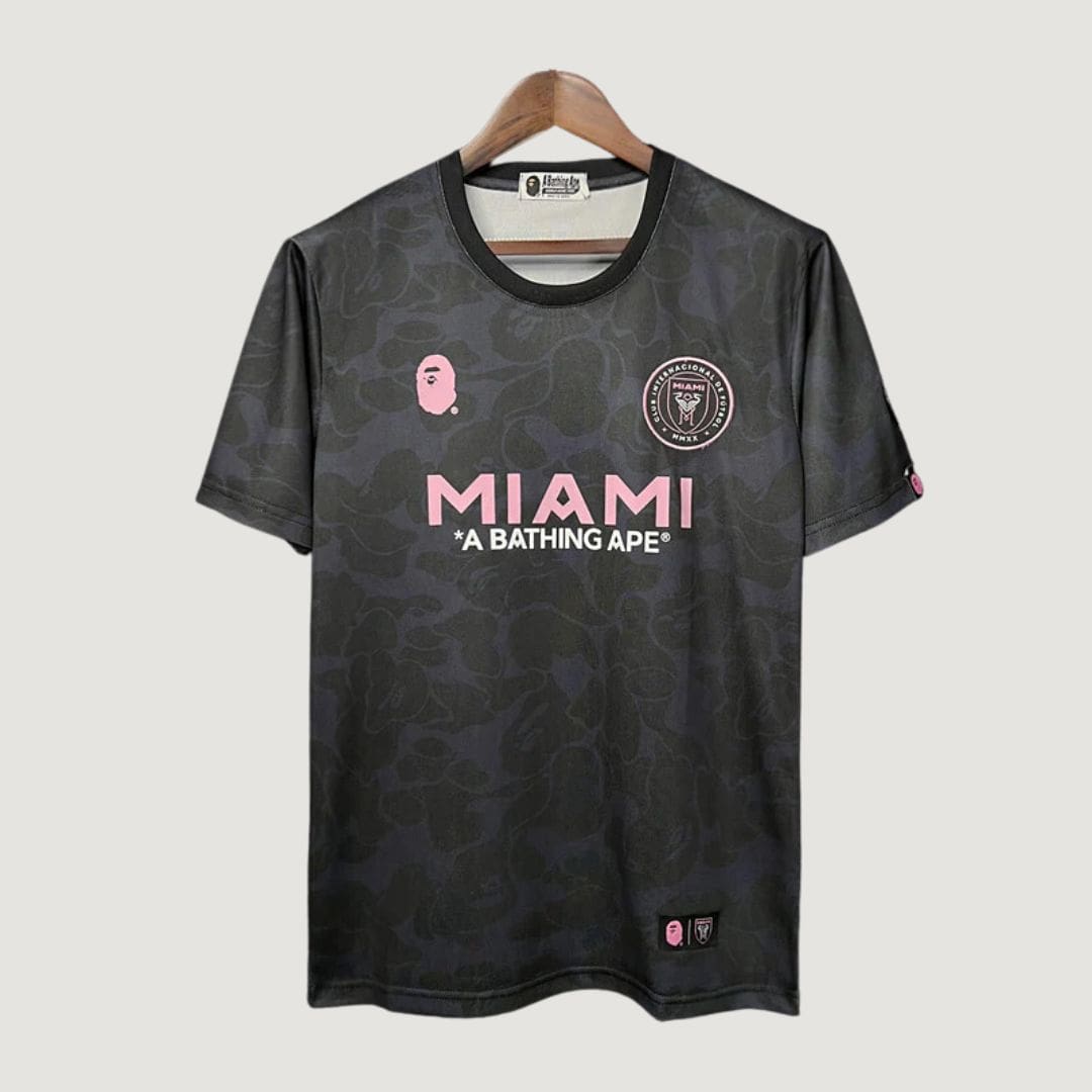 Inter Miami x BAPE - Maillot édition spéciale - Noir - avant