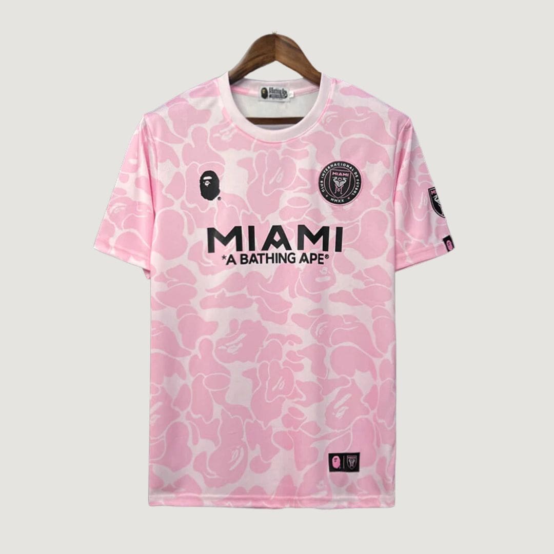 Inter Miami x BAPE - Maillot édition spéciale - Rose - avant