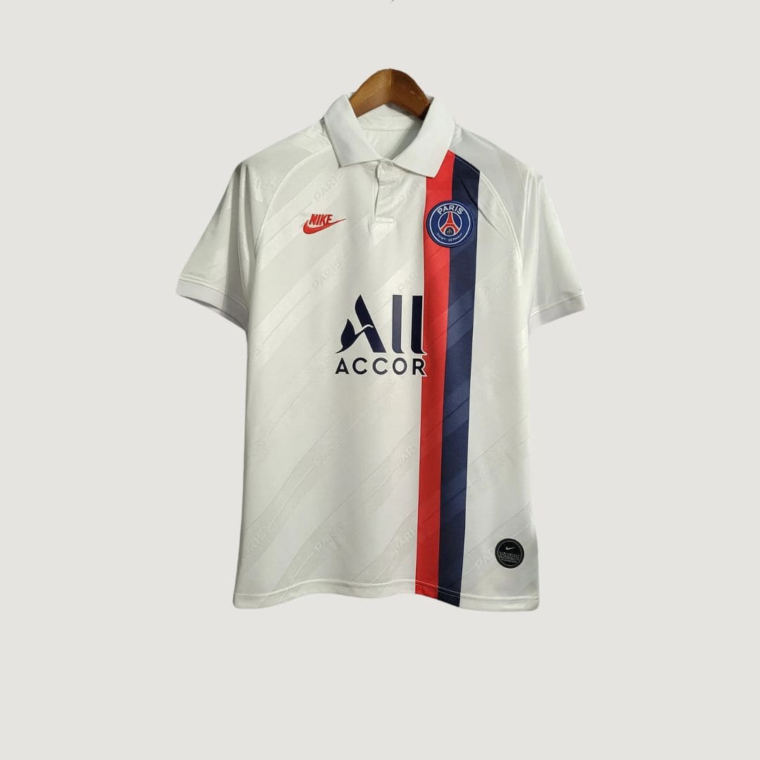 Paris Saint-Germain - Maillot Rétro 19/20 - Blanc - avant