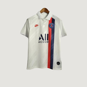 Paris Saint-Germain - Maillot Rétro 19/20 - Blanc - avant