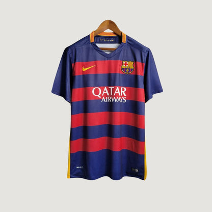 FC Barcelone - Maillot Rétro 15/16 - Bleu, Rouge - avant