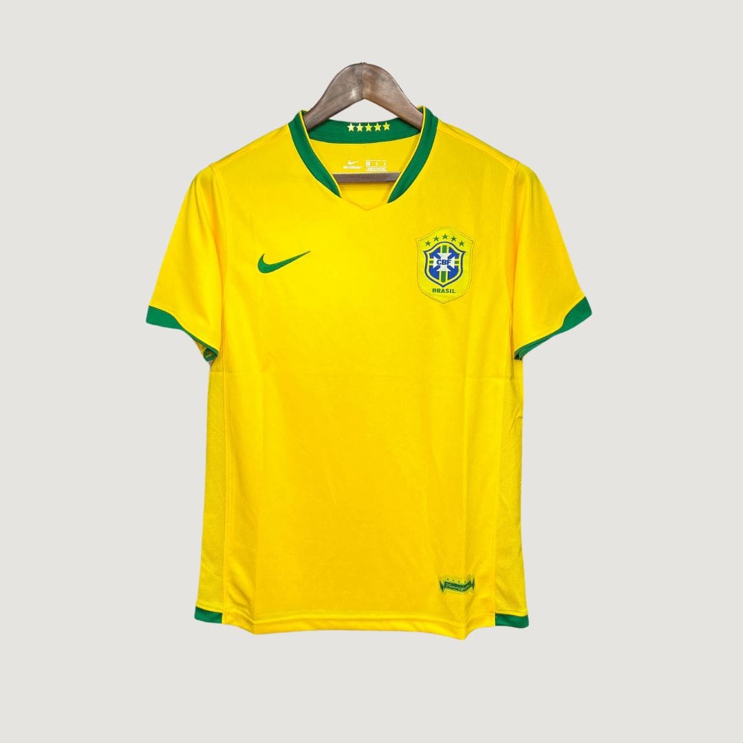 Brésil - Maillot Rétro 2006 - Jaune - avant