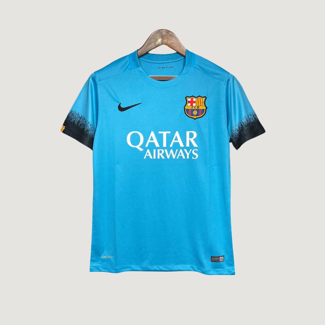 FC Barcelone - Maillot Rétro  15/16 - Bleu - avant