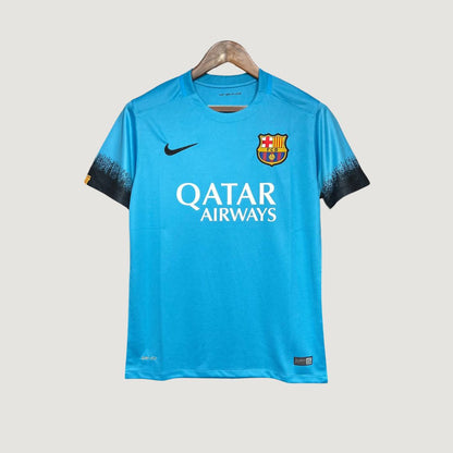 FC Barcelone - Maillot Rétro  15/16 - Bleu - avant