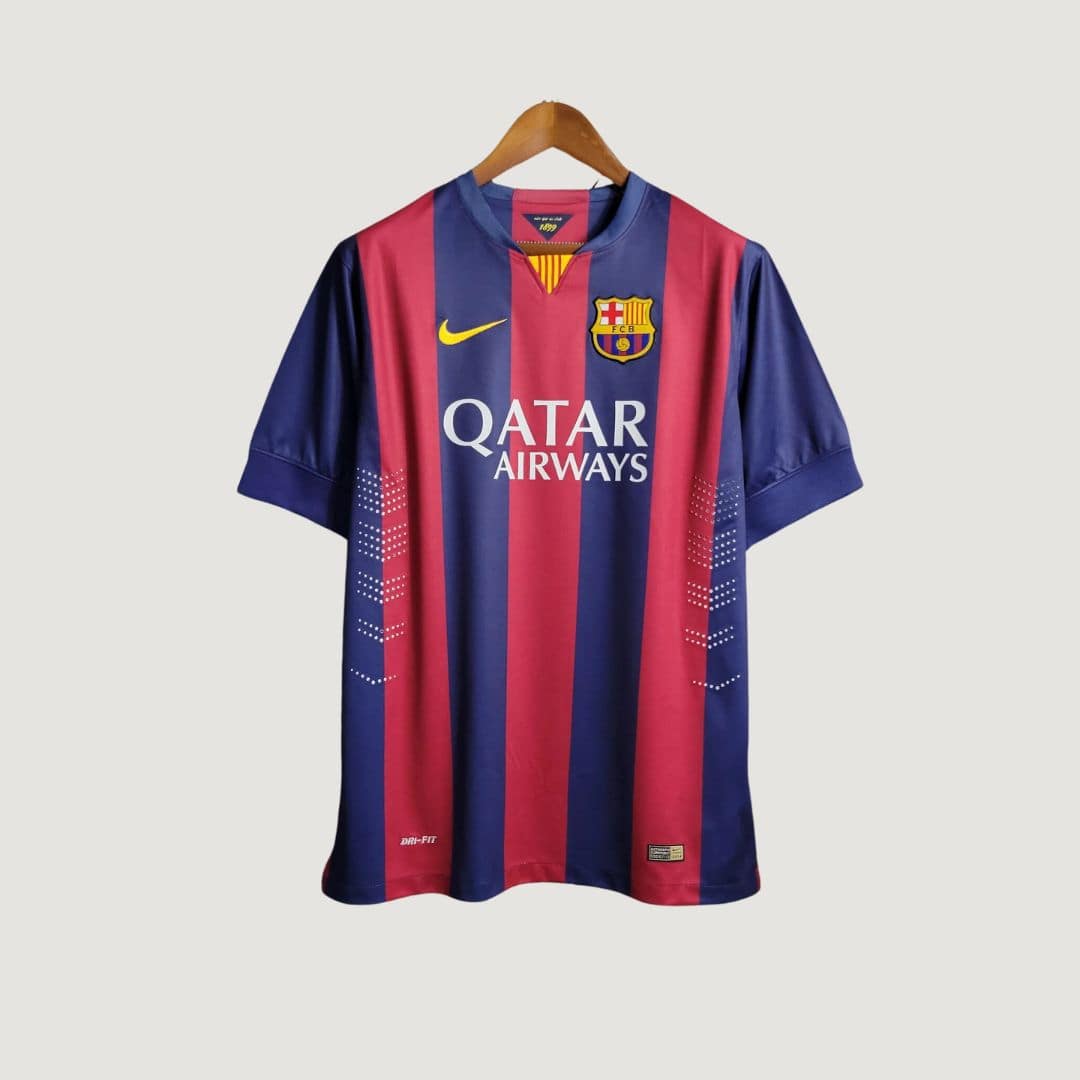 FC Barcelone - Maillot Rétro 14/15 - Bleu, Rouge - avant