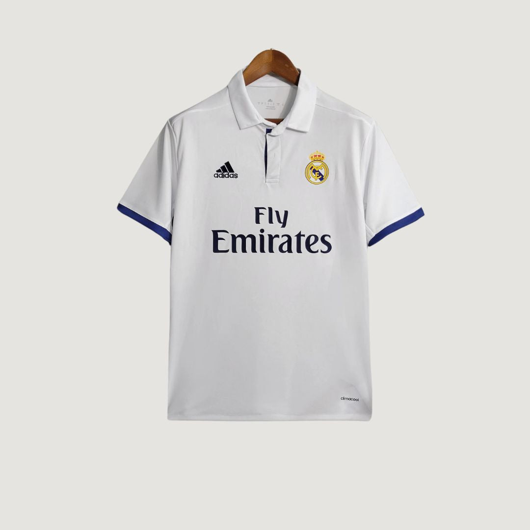 Real Madrid - Maillot rétro 16/17 - Blanc - avant