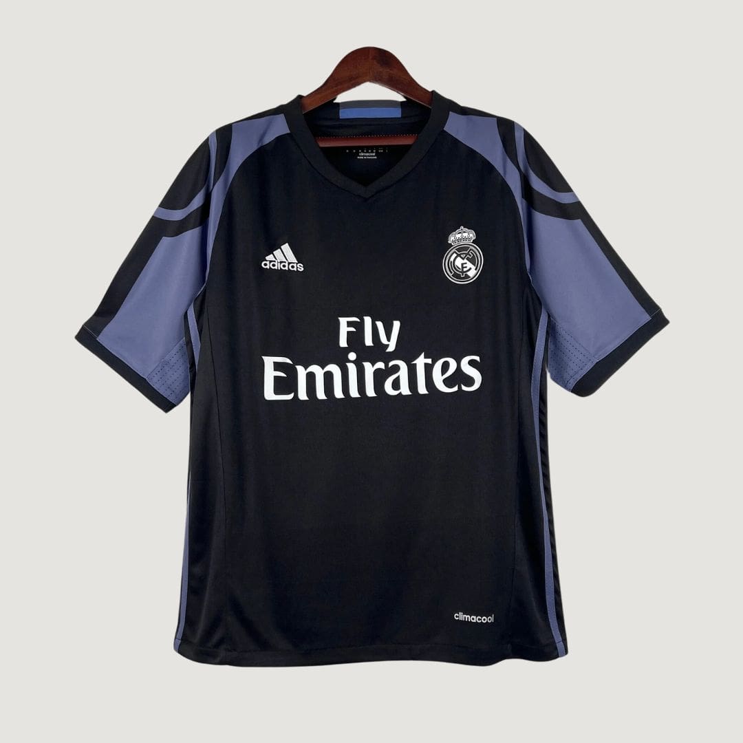 Real Madrid - Maillot Rétro extérieur 2016/2017 - Noir, Violet - avant