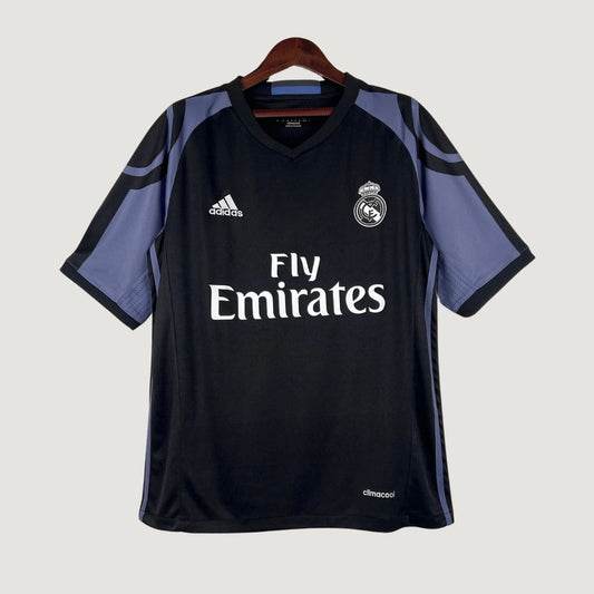 Real Madrid - Maillot Rétro extérieur 2016/2017 - Noir, Violet - avant