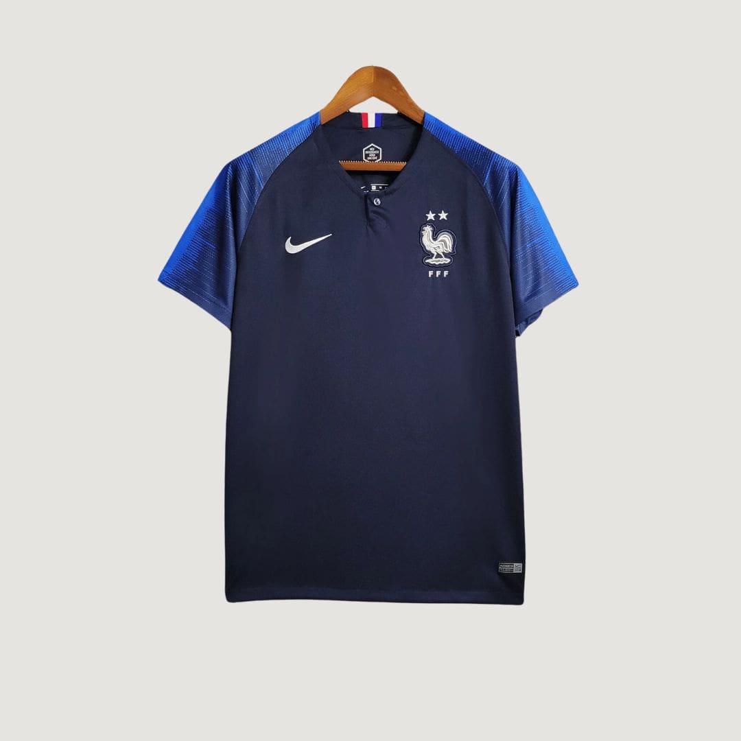 France - Maillot Rétro 2018 - Bleu - avant