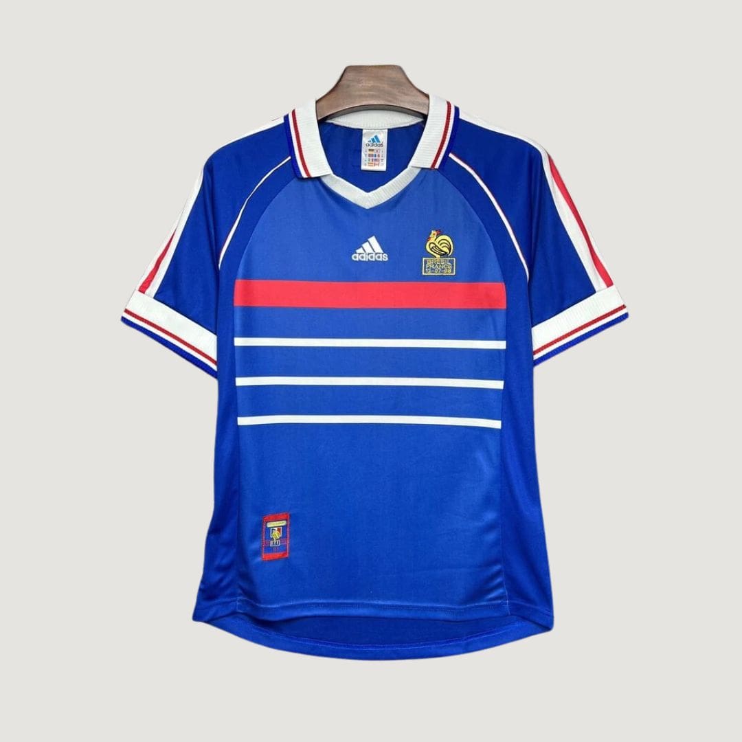 France - Maillot Rétro 1998 - Bleu - avant