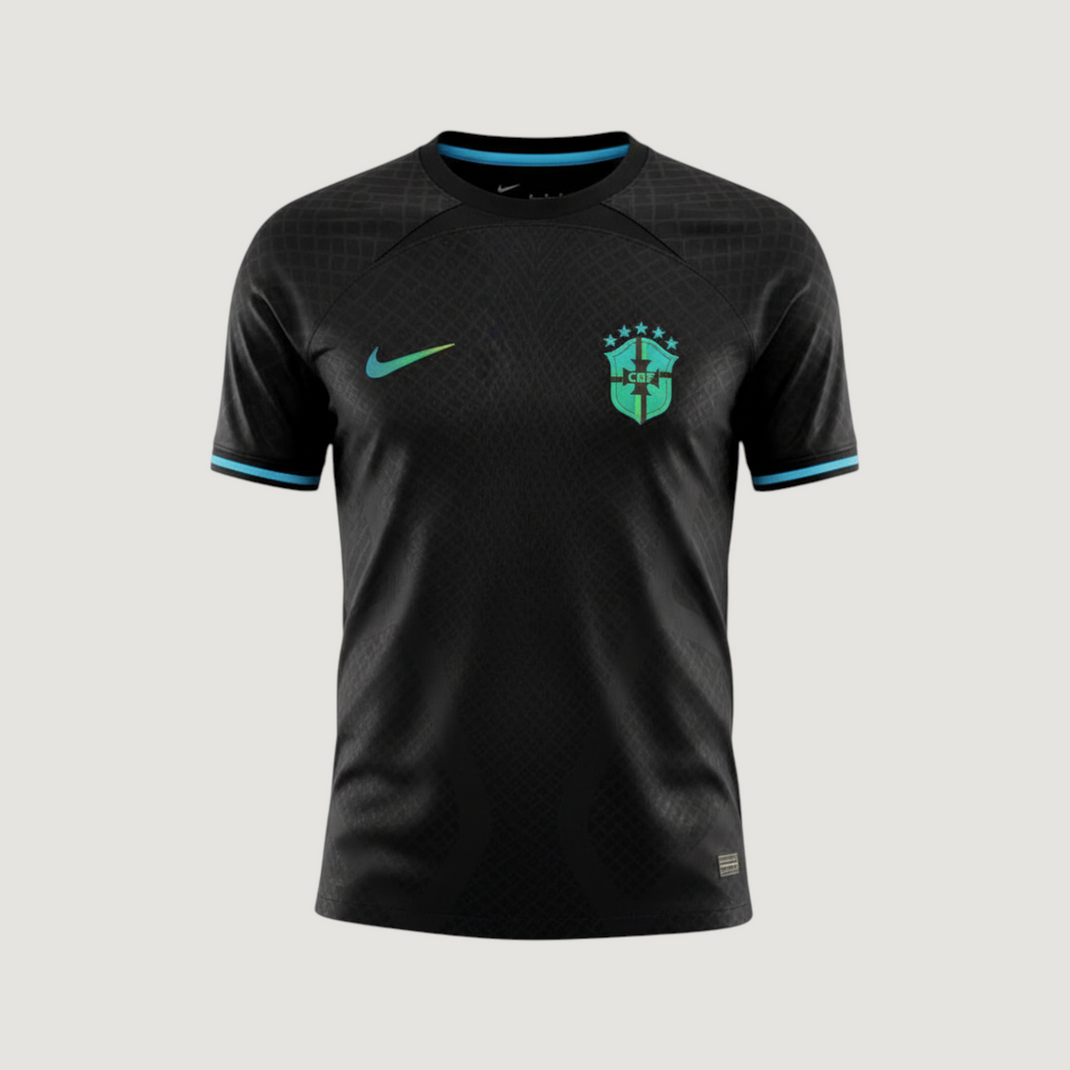 Brésil - Maillot Concept - Noir, Bleu - avant