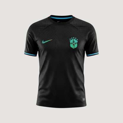 Brésil - Maillot Concept - Noir, Bleu - avant