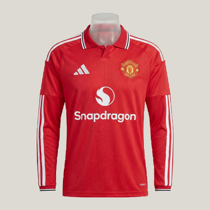Manchester United – Maillot Domicile 26/27 Manche Longue – Rouge - avant