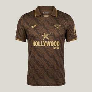 Brentford – Maillot Extérieur 26/27 – Gris, Marron, Noir - avant
