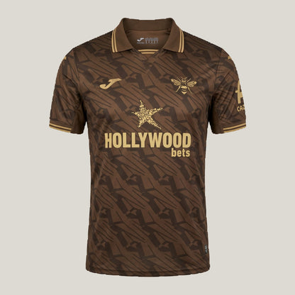 Brentford – Maillot Extérieur 26/27 – Gris, Marron, Noir - avant