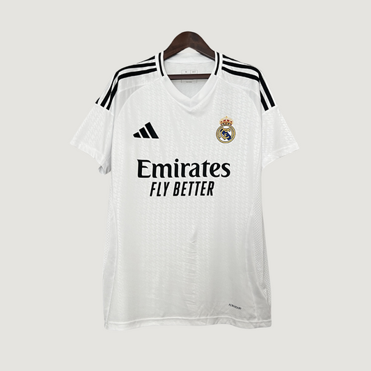 Real Madrid - Maillot Domicile 24/25 - Blanc / Noir ( Fan ) DERBYX