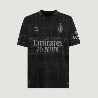 AC Milan - Maillot x PLEASURES Forth 23/24 - Noir DERBYX