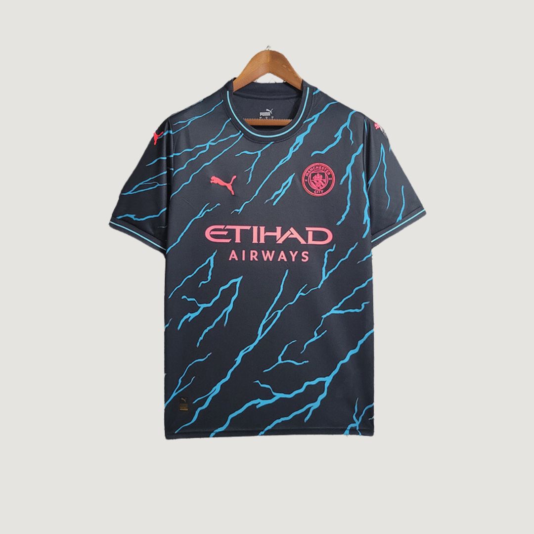 Manchester City - Maillot Extérieur 23/24 - Noir DERBYX