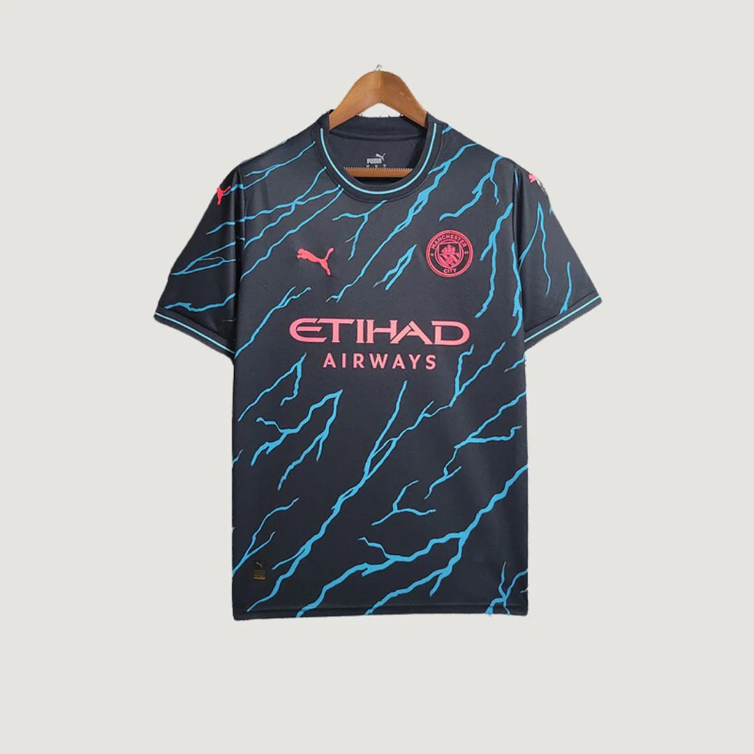 Manchester City - Maillot Extérieur 23/24 - Noir DERBYX