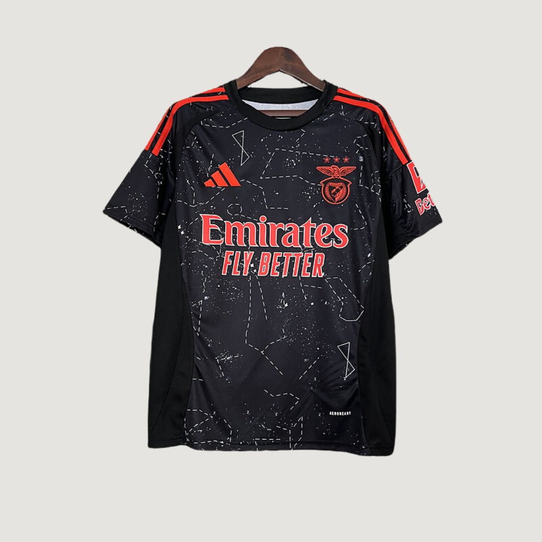 S.L. Benfica - Maillot Extérieur 24/25 - Noir, Rouge DERBYX