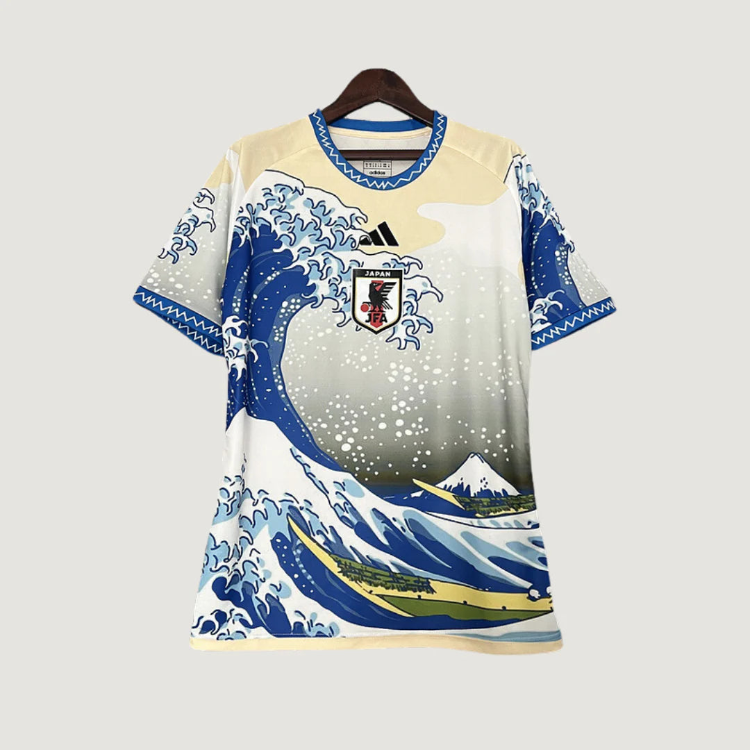 Japon - Maillot Concept - Bleu, Beige DERBYX