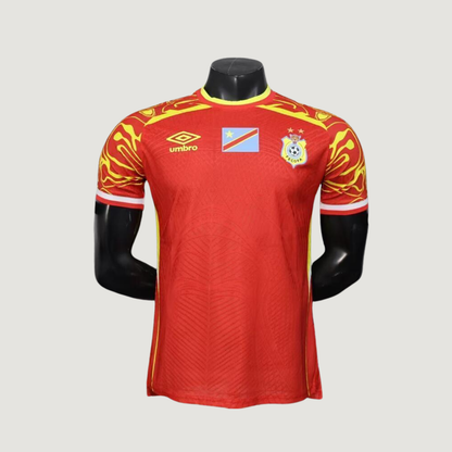 Congo – Maillot Third Coupe du Monde 2026 – Rouge, Jaune - dos