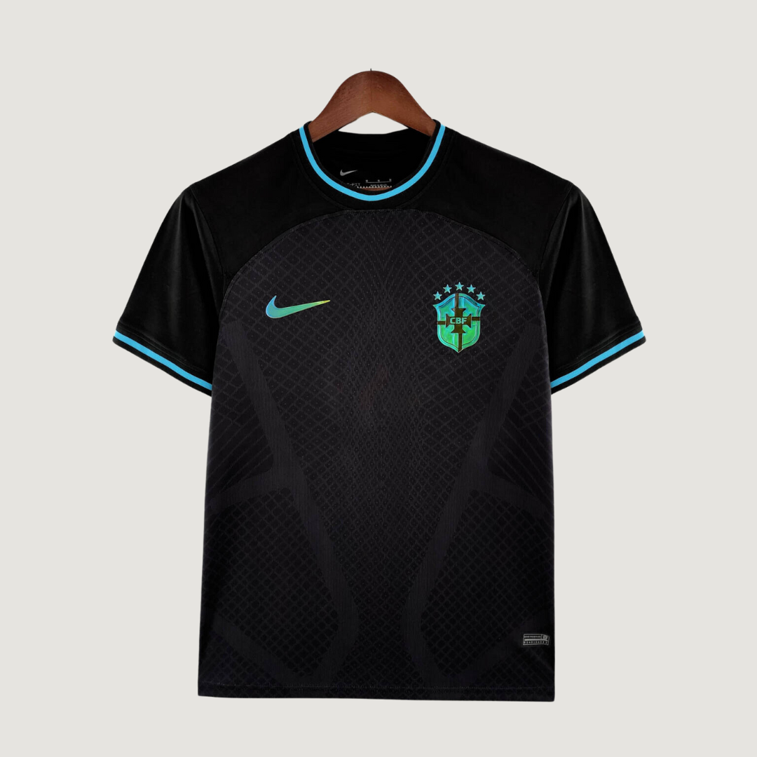 Brésil - Maillot Concept - Noir, Bleu - dos