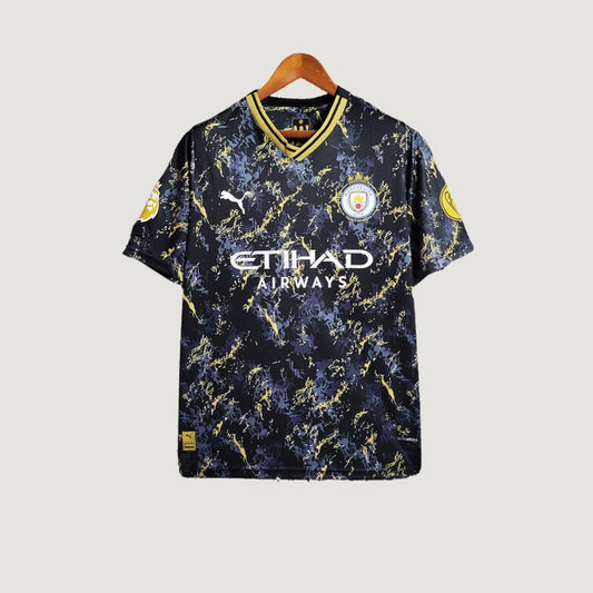 Manchester City - Maillot Édition Spéciale 23/24 - Noir, Or DERBYX