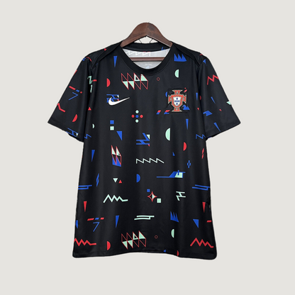 Portugal - Maillot Entrainement 24/25 - Noir ( Fan ) DERBYX