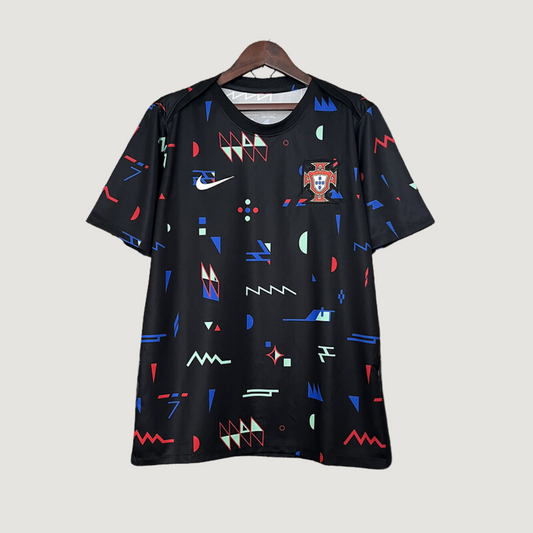 Portugal - Maillot Entrainement 24/25 - Noir ( Fan ) DERBYX