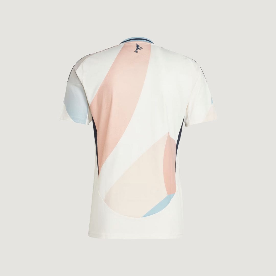 Espagne – Maillot Extérieur 2025/26 (Équipe Féminine) – Blanc, Bleu Ciel & Corail - dos