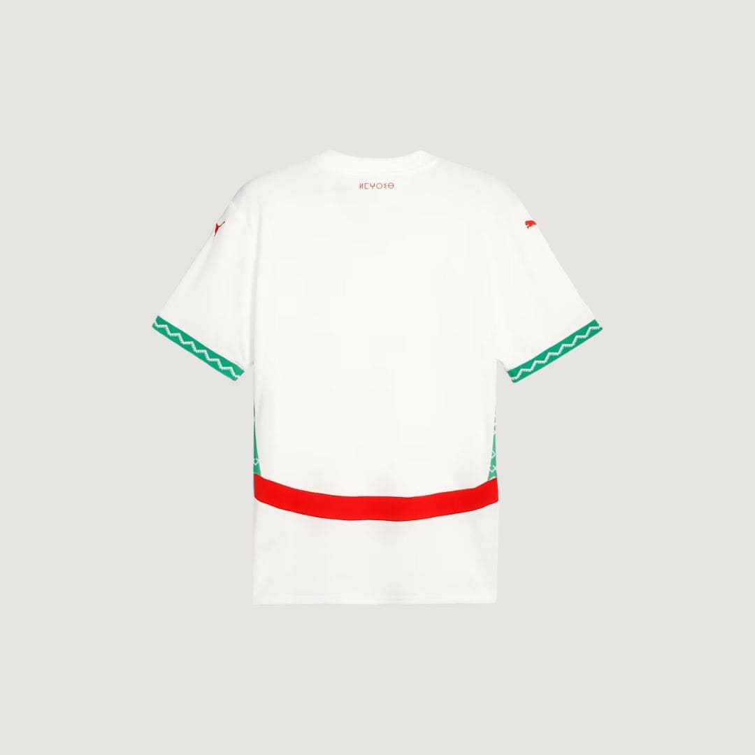 Maroc - Maillot Extérieur 24/25 - Blanc, Vert, Rouge - dos
