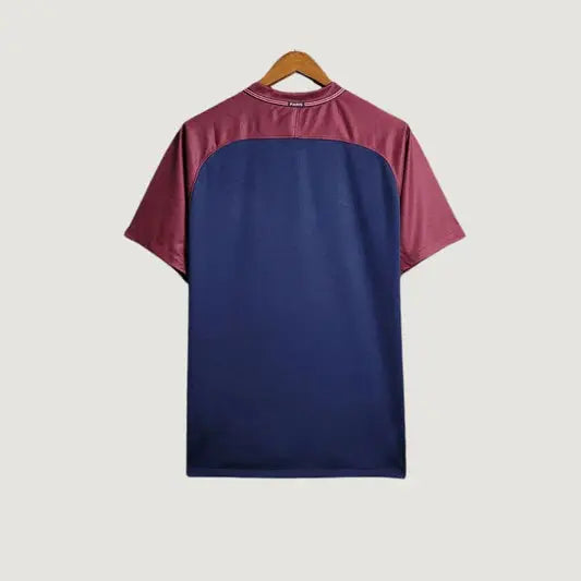 Paris Saint Germain ( PSG ) - Maillot Rétro 17/18 - Bleu