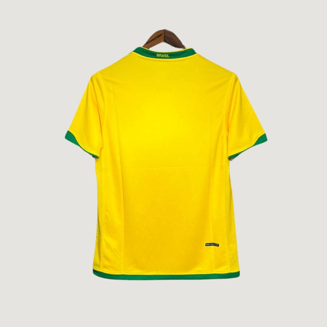 Brésil - Maillot Rétro 2006 - Jaune - dos